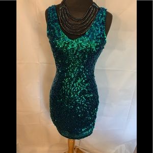 Prettyguide bodycon stretchy mermaid dress small